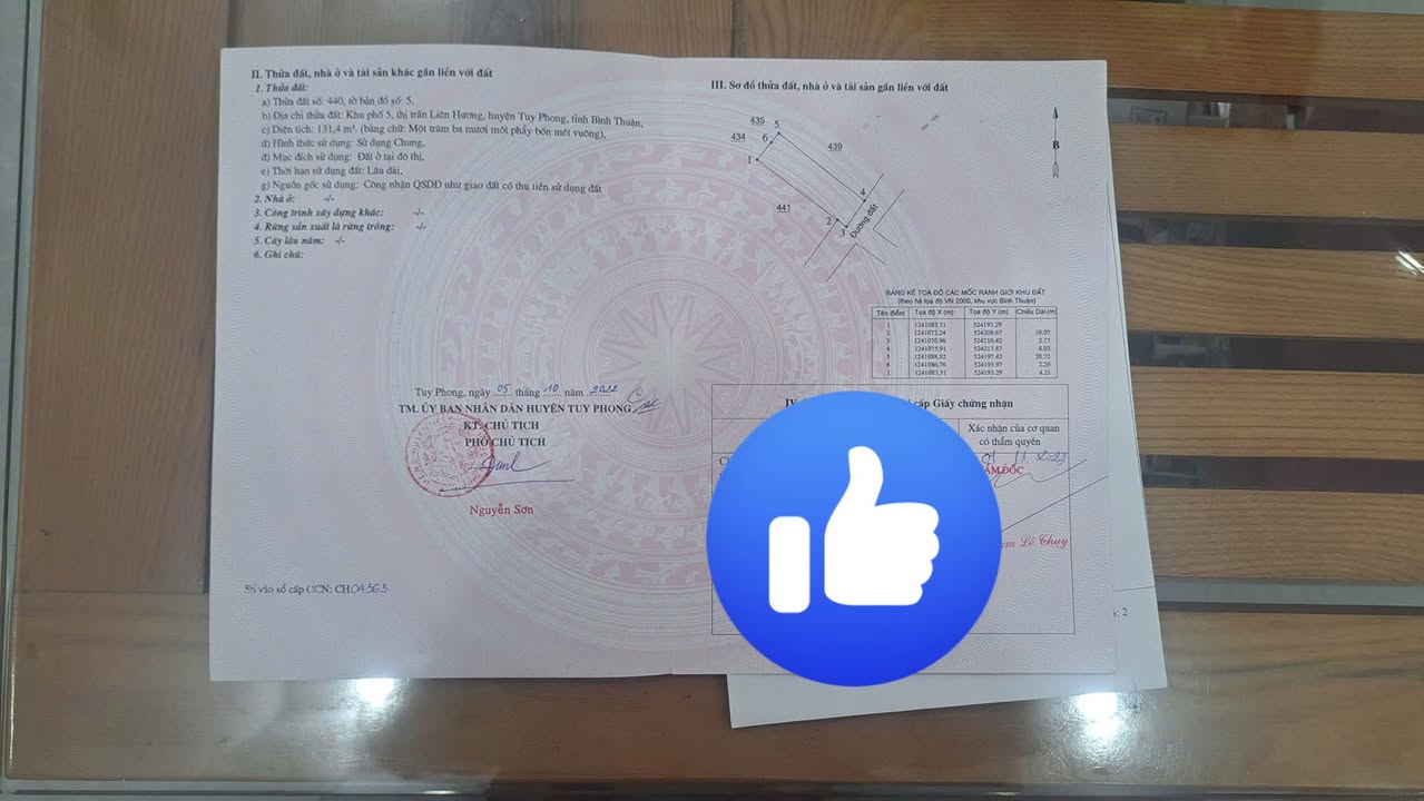 Đất thổ cư tại khu phố 5, Liên Hương, 131m² giá 800 triệu - Đầu tư sinh lời ngay!