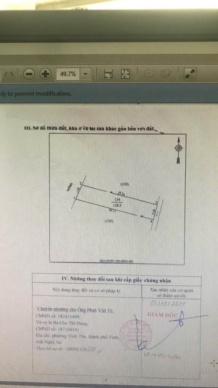 Lô đất Vinh Tân 128.5m² giá 3.98 tỷ - Hướng Tây Bắc, xây dựng tự do!