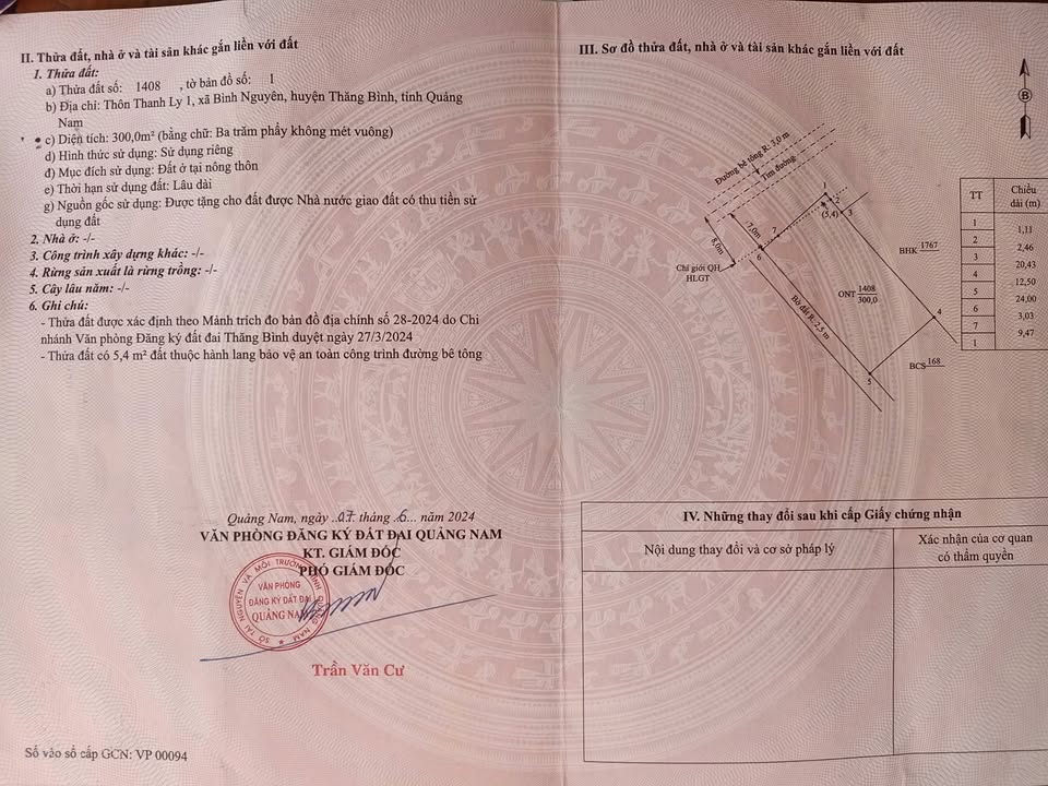 Đất nền 300m² Bình Nguyên, Thăng Bình - Cơ hội đầu tư vàng!