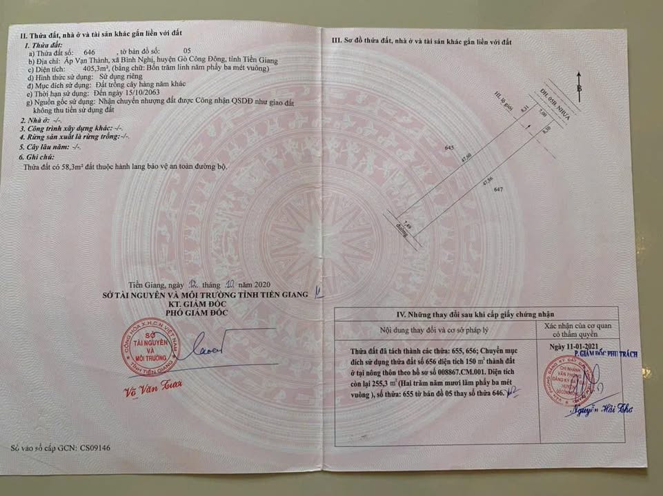 Đất nền mặt tiền đường HL05B, Bình Nghị, 385m² giá chỉ 980 triệu - Đầu tư sinh lời ngay!