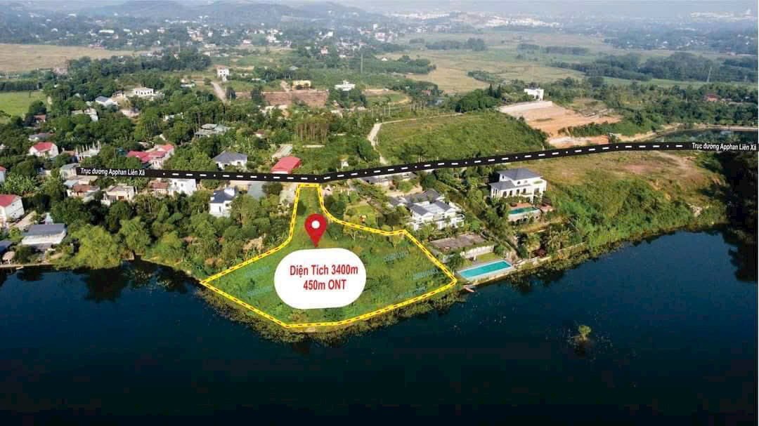 Đất nền Cư Yên Lương Sơn 3400m² giá thỏa thuận - Bám hồ Đồng Chanh hấp dẫn!