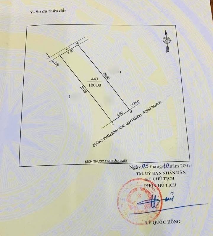 Đất nền mặt tiền Phạm Đình Toái, TP Vinh 100m² giá 14 tỷ - Vị trí đắc địa cho đầu tư