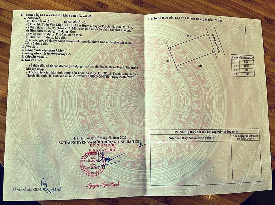 Đất thổ cư Tân Lâm Hương 144m² giá chỉ 1xxx - Nở hậu, chính chủ bán!