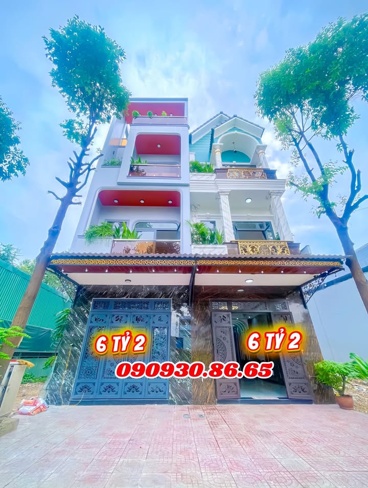 Nhà phố Bình Hòa, Thuận An 76.5m² giá 6.2 tỷ - Nhà hoàn công đầy đủ, nội thất cao cấp!