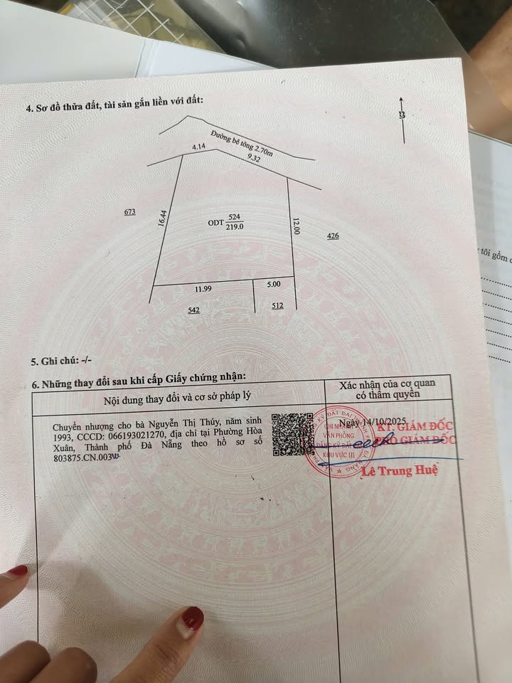 Đất nền Hòa Xuân Đà Nẵng 219m² giá thỏa thuận - Cơ hội đầu tư hấp dẫn!