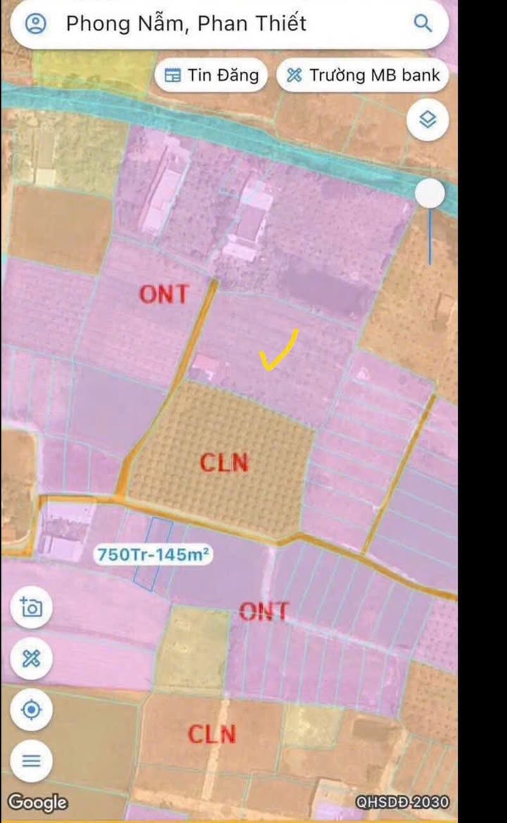 Đất vườn Phong Nẫm, Phan Thiết 1.580m² giá 1.85 tỷ - Sổ đỏ chính chủ, gần Lotte Mart!