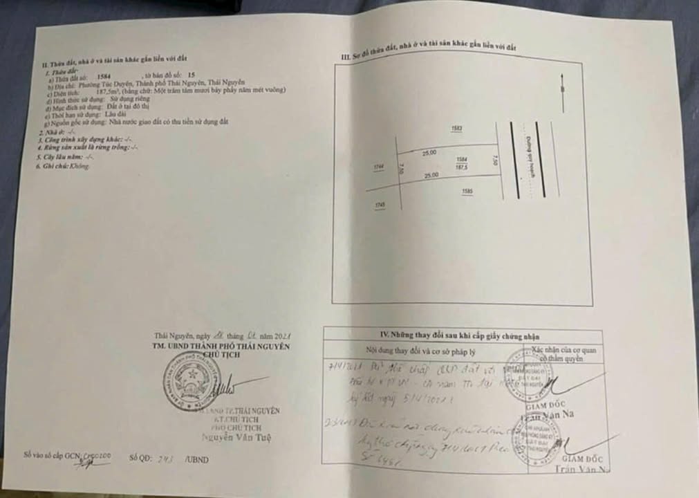 Đất nền khu đô thị Hồ Thăng Long, Túc Duyên, 188m² - Sổ đỏ, giá chỉ 4 tỷ