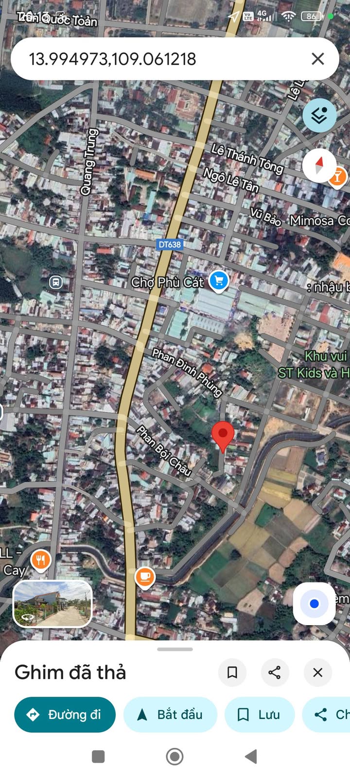 Đất nền Phan Đình Phùng, Phù Cát 135m² giá thỏa thuận - Vị trí yên tĩnh lý tưởng nghỉ dưỡng!