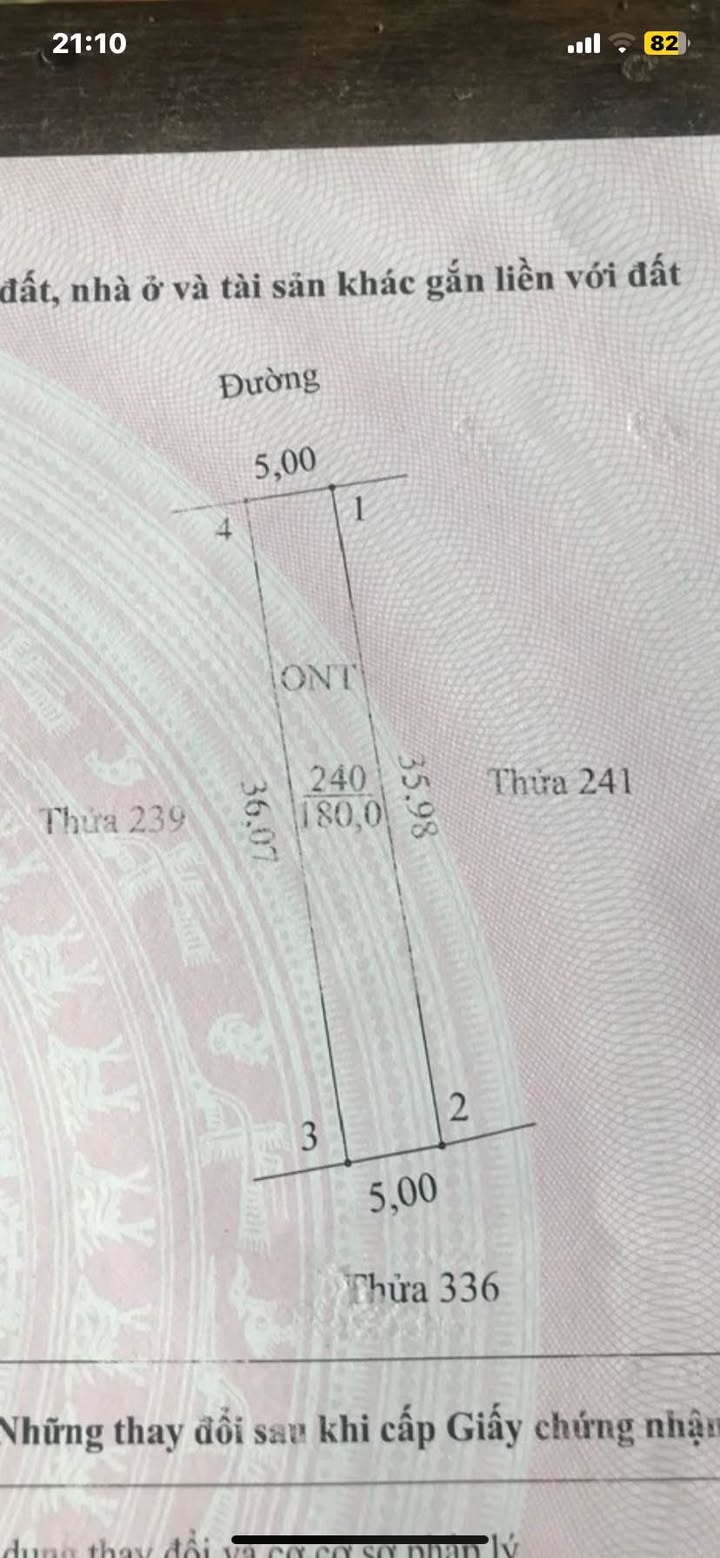 Đất nền Tân Dưỡng, Ninh Vân 180m² giá thỏa thuận - Đường lớn sầm uất!