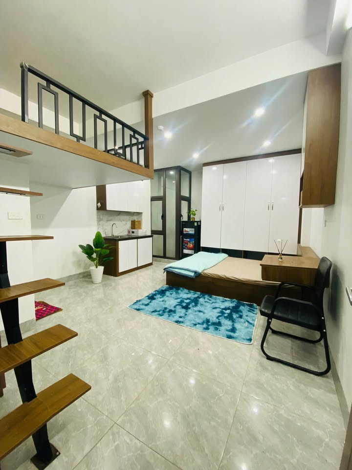 Phòng studio gác xép 25m² tại Phú Đô giá 3.8 triệu - Không chung chủ, đầy đủ nội thất!