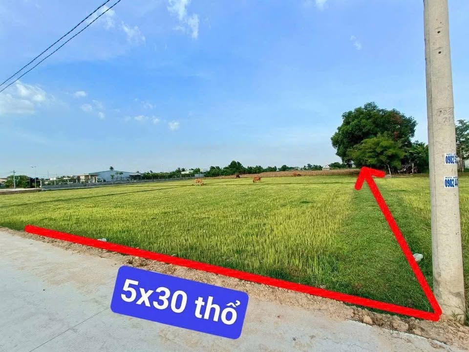 Đất nền Hòa Khánh Tây, Đức Hòa 150m² giá 930 triệu - Sổ riêng chính chủ!