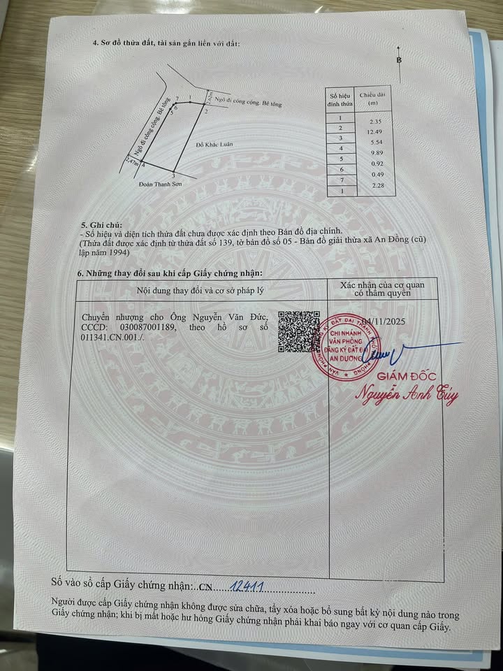 Đất lô góc Vân Tra, An Đồng 60.6m² giá chỉ 2.35 tỷ - Sổ hồng chính chủ!