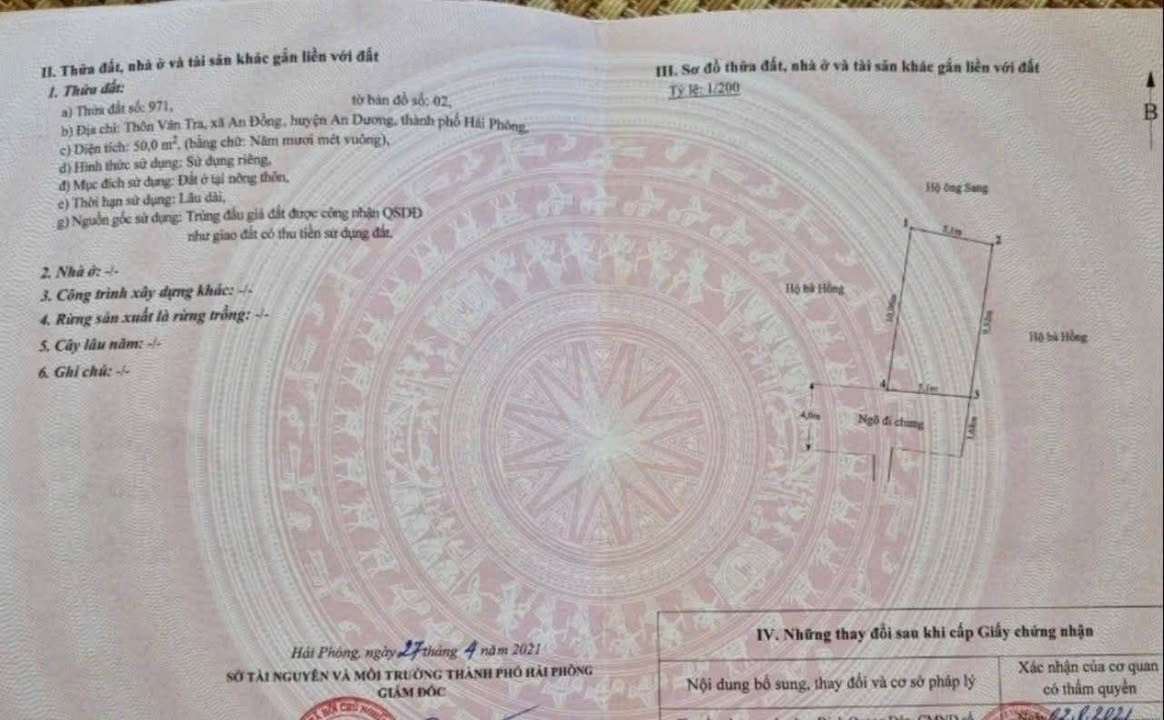 Đất nền 50m² đường Vân Tra, An Đồng giá chỉ 1.2 tỷ - Cơ hội đầu tư tuyệt vời!