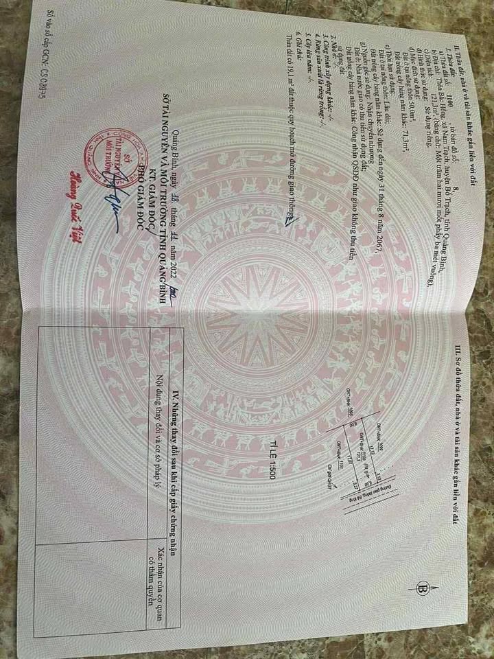 Đất nền Nam Trạch Bố Trạch 102m² giá thỏa thuận - Hướng đẹp, phù hợp làm nhà vườn!