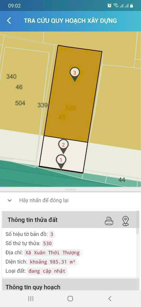 Đất mặt tiền kênh lớn Xuân Thới Thượng 1000m² giá 13.8 tỷ - Cơ hội đầu tư hấp dẫn!