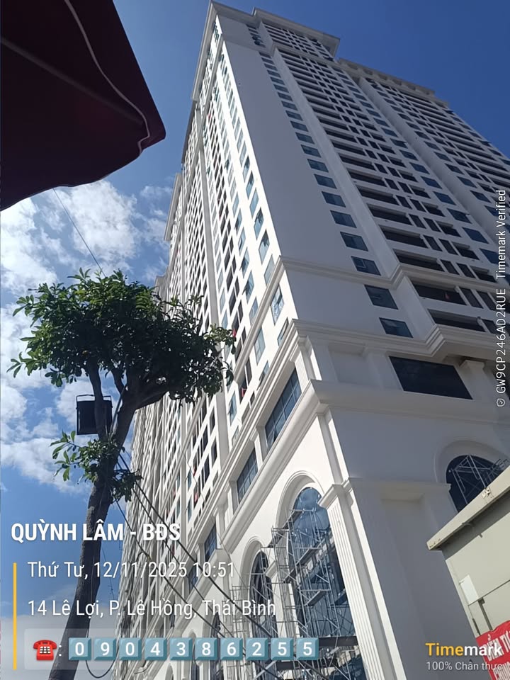 Căn hộ Eden Garden Thái Bình 77.5m² giá 2.261 tỷ - Sẵn sàng vào ở ngay!