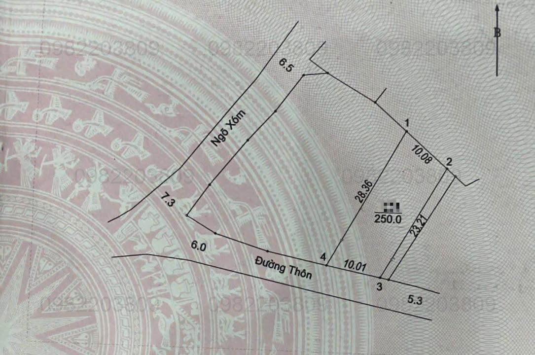 Đất thổ cư 250m² tại Thủy Xuân Tiên, Chương Mỹ - Giá chỉ 6.25 tỷ - Cơ hội đầu tư tuyệt vời!