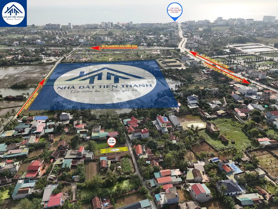 Đất thổ cư Hoằng Tiến 100m² giá 600 triệu - Đầu tư sinh lời tại khu du lịch Hải Tiến!