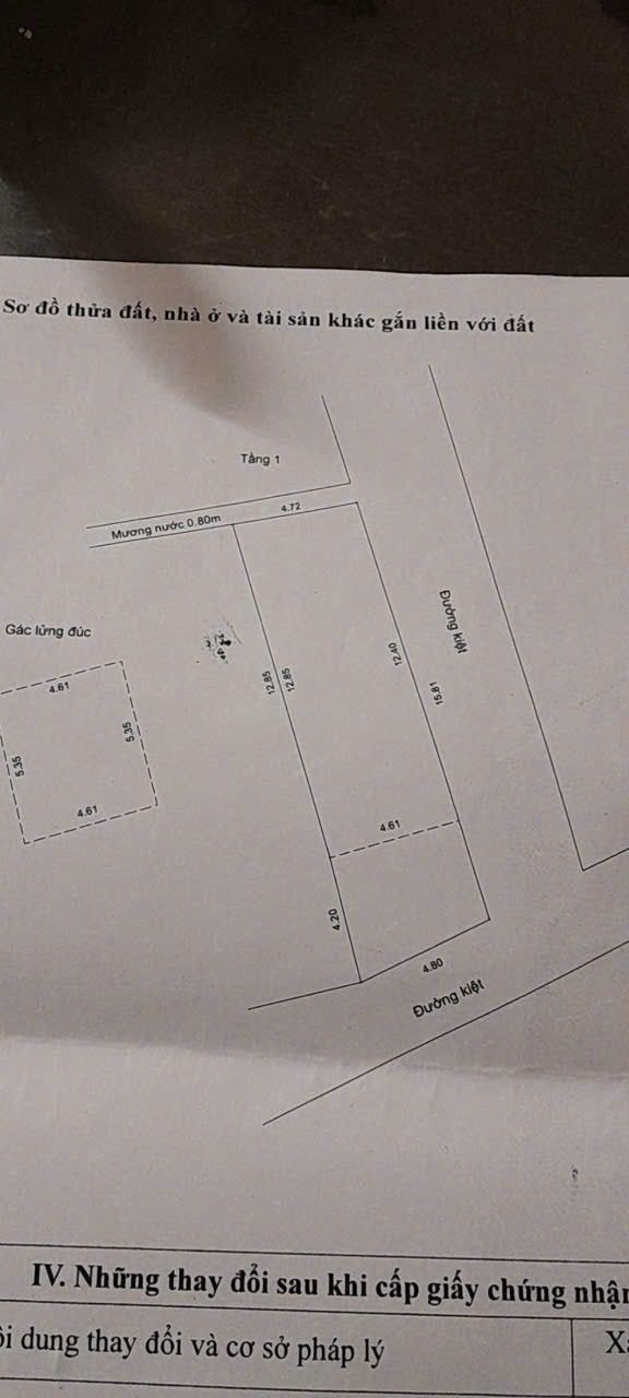 Nhà gác đúc 2 mặt kiệt ô tô tại Nam Cao, Liên Chiểu, Đà Nẵng 76.5m² giá 2.6 tỷ - Chính chủ bán gấp!