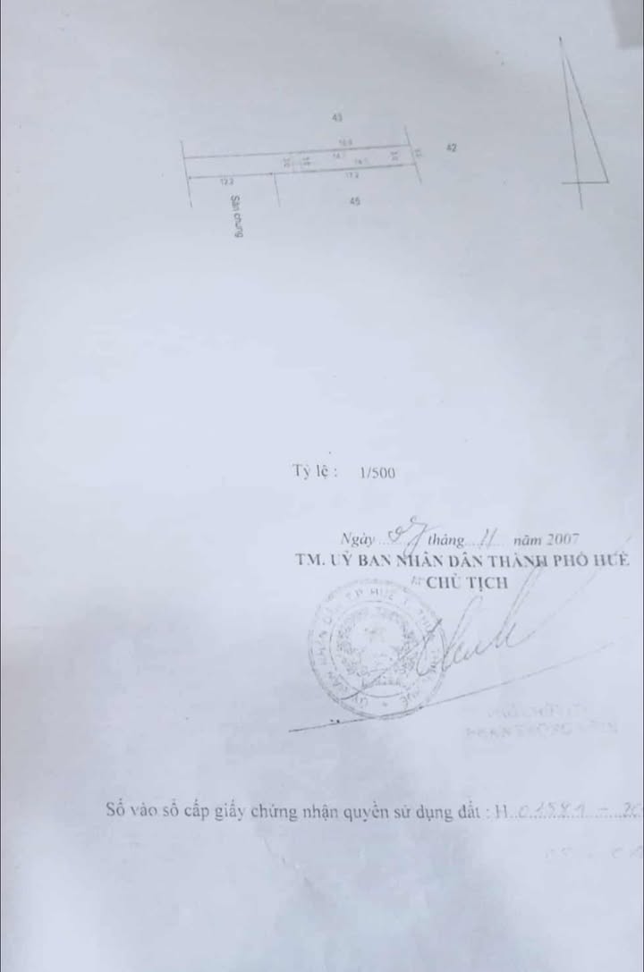 Nhà riêng Huế 52m² giá 1.35 tỷ - Ô tô vào tận cửa, vị trí cao ráo!