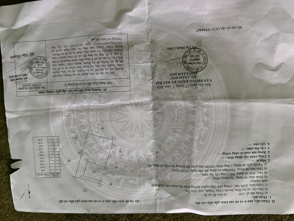 Đất mặt tiền xã An Hóa 2036m² giá 1.6 tỷ - Cần tiền bán gấp!