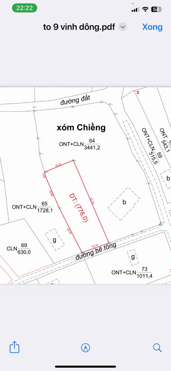 Đất nông nghiệp xã Vĩnh Đồng Kim Bôi 776m² giá chỉ 2.328 tỷ - Đầu tư sinh lời ngay!