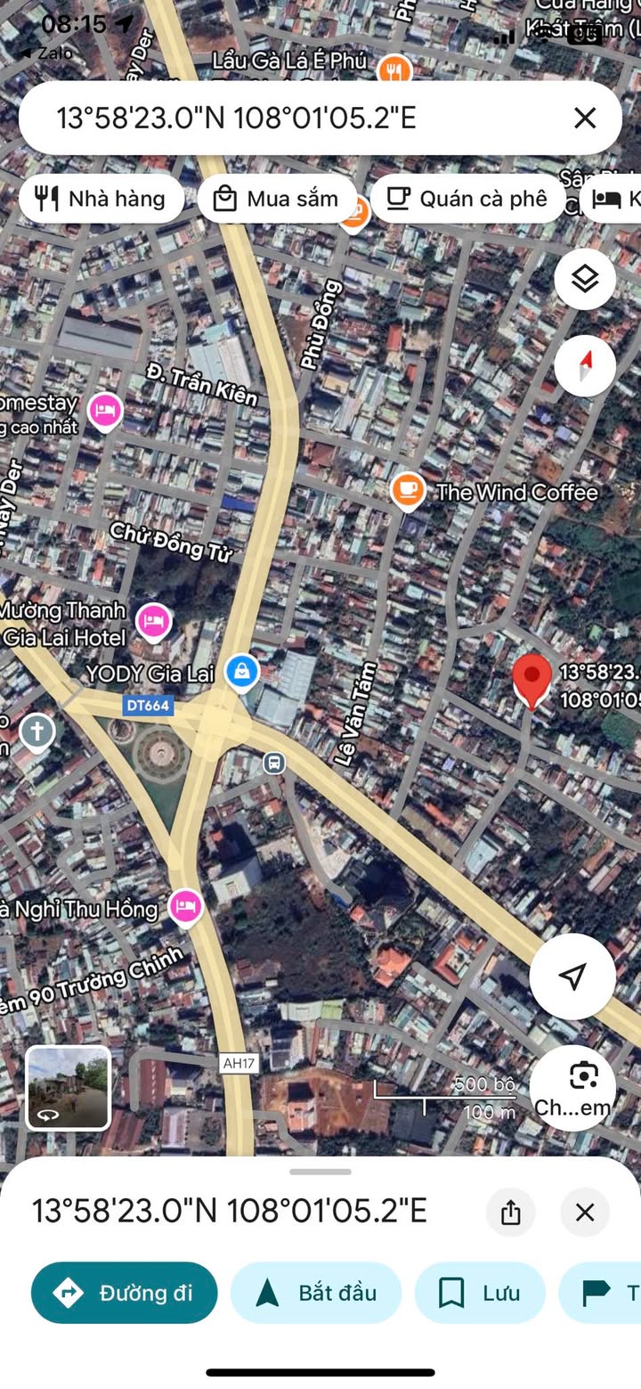 Đất ở hẻm chính Lê Duẩn, Pleiku 50m² giá 1.05 tỷ - Vị trí trung tâm thuận lợi!