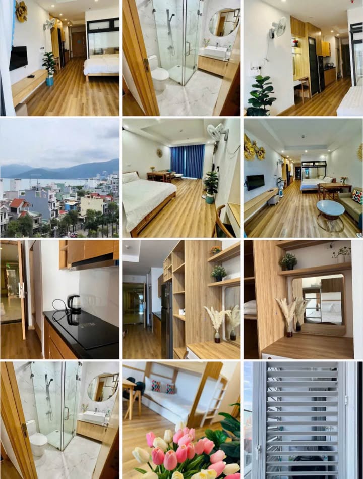 Căn hộ cho thuê TMS Nguyễn Huệ, Quy Nhơn 1PN giá 6 triệu - Full nội thất tiện nghi!