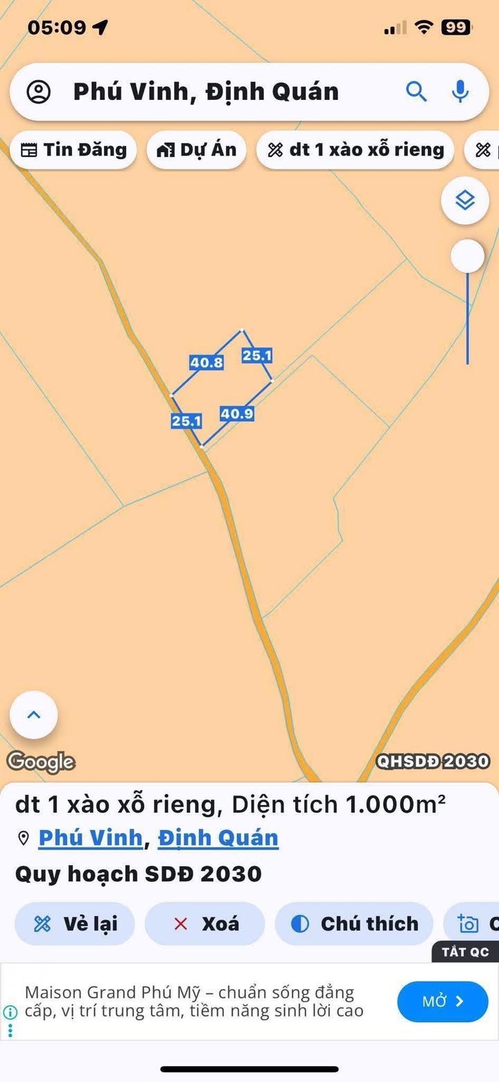 Đất 3600m² ấp 5 Phú Tân giá chỉ 550 triệu - Cơ hội đầu tư tuyệt vời!