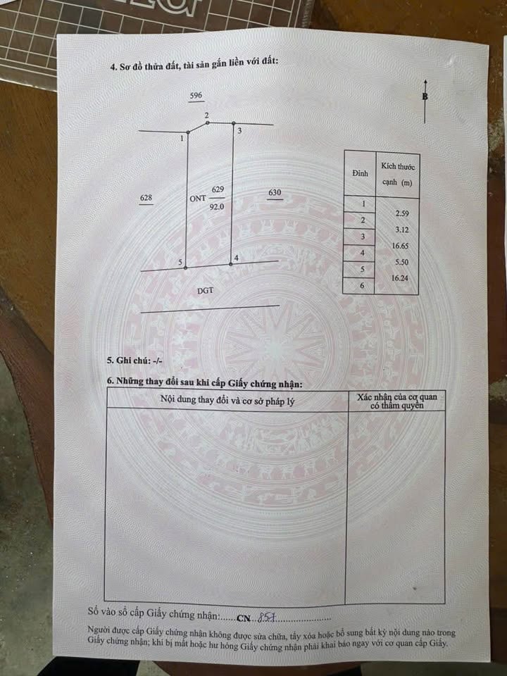 Đất Vũ Đoài, Vũ Thư 93m² giá 700 triệu - Hướng Nam mát mẻ!