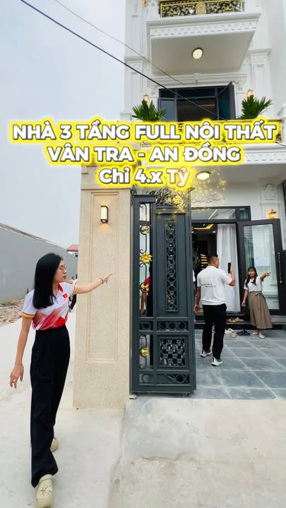 Nhà 3 tầng độc lập tại Vân Tra, An Đồng, 63m² - Thiết kế hiện đại, sẵn sàng vào ở!