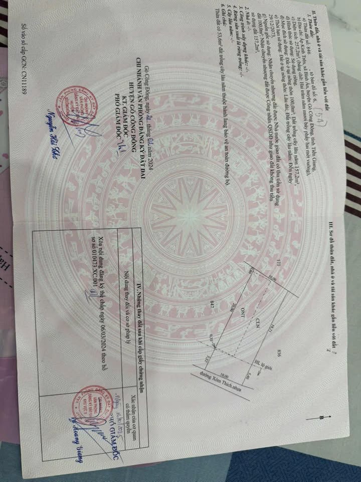 Đất thổ cư 100% tại Bình Ân, Gò Công Đông, 257m² - Giá chỉ 650 triệu!