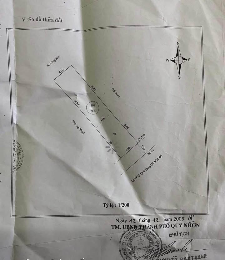 Nhà mặt tiền đường Trương Minh Giảng, Quy Nhơn 71m² giá 3.8 tỷ - Vị trí kinh doanh lý tưởng!