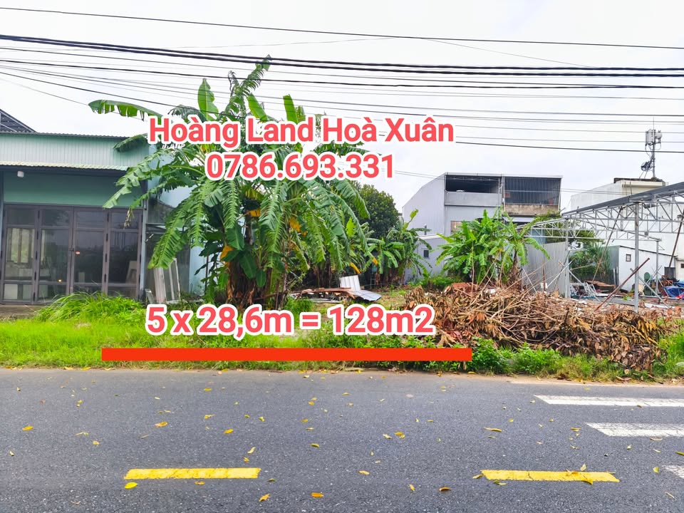 Bán đất Hòa Xuân, Đà Nẵng 128m² giá 5.2 tỷ - Đường 7m5 rộng rãi!