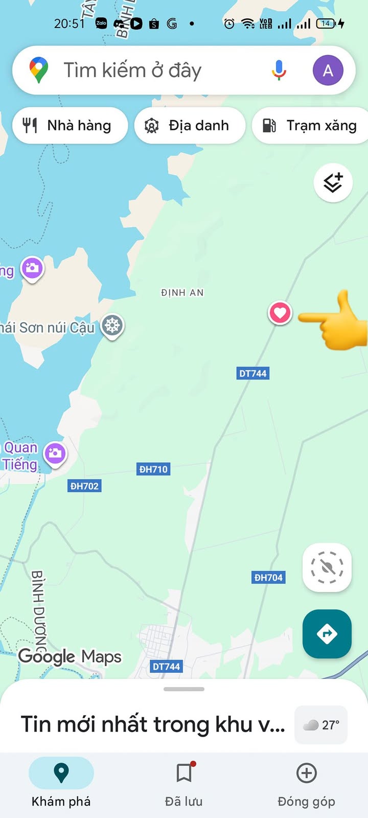 Đất nền ĐT744 Dầu Tiếng 1000m² giá thỏa thuận - Pháp lý rõ ràng, sổ riêng!