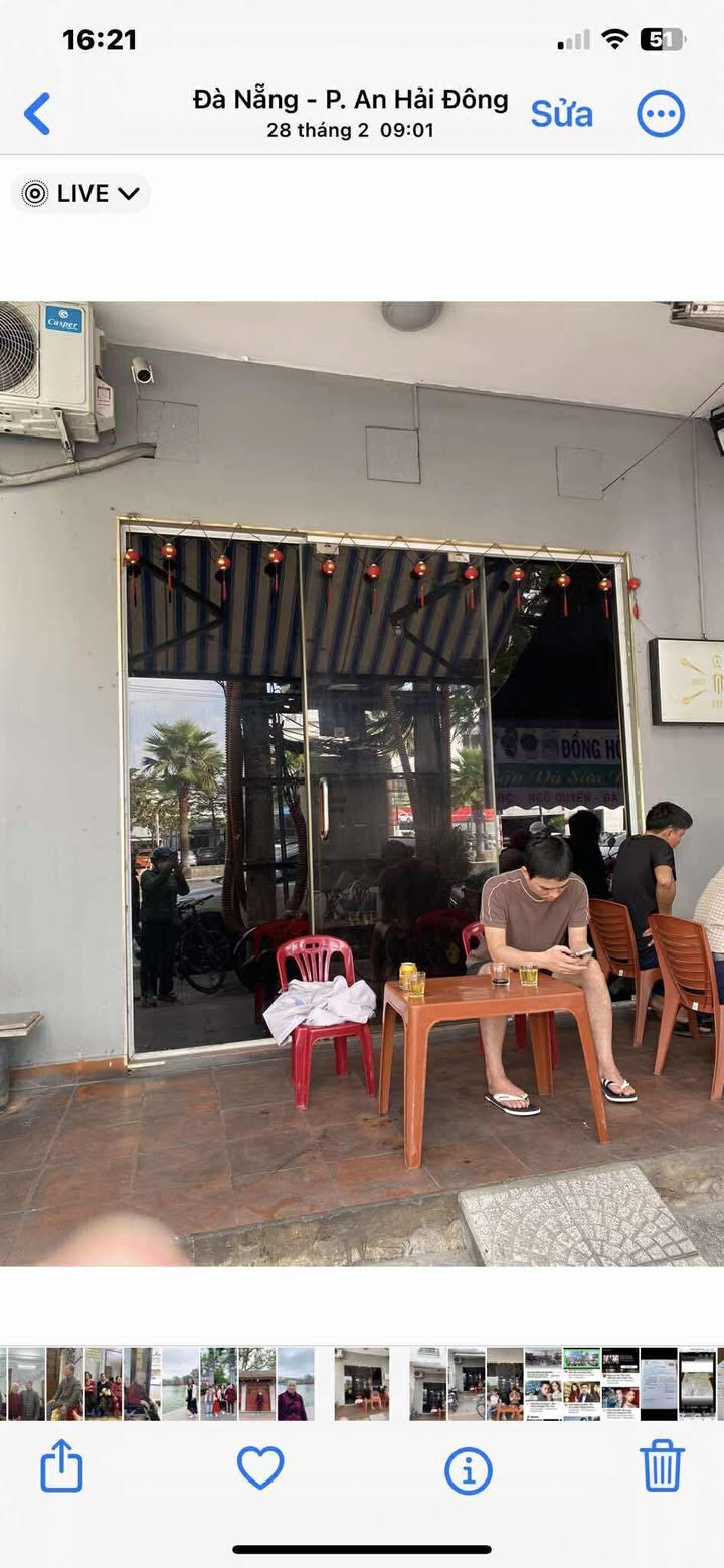 Cho thuê mặt bằng Ngô Quyền Đà Nẵng 18m² - Vỉa hè rộng thuận lợi cho kinh doanh!