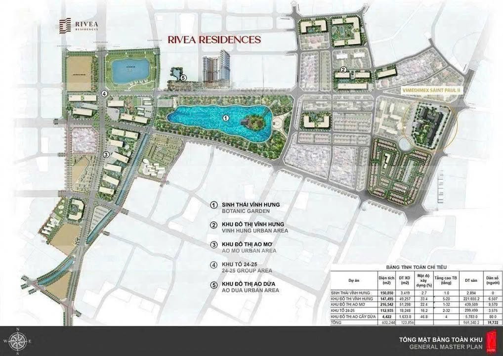 Chung cư Rivea Residences Hoàng Mai 29853m² - Siêu phẩm sống và đầu tư đẳng cấp!