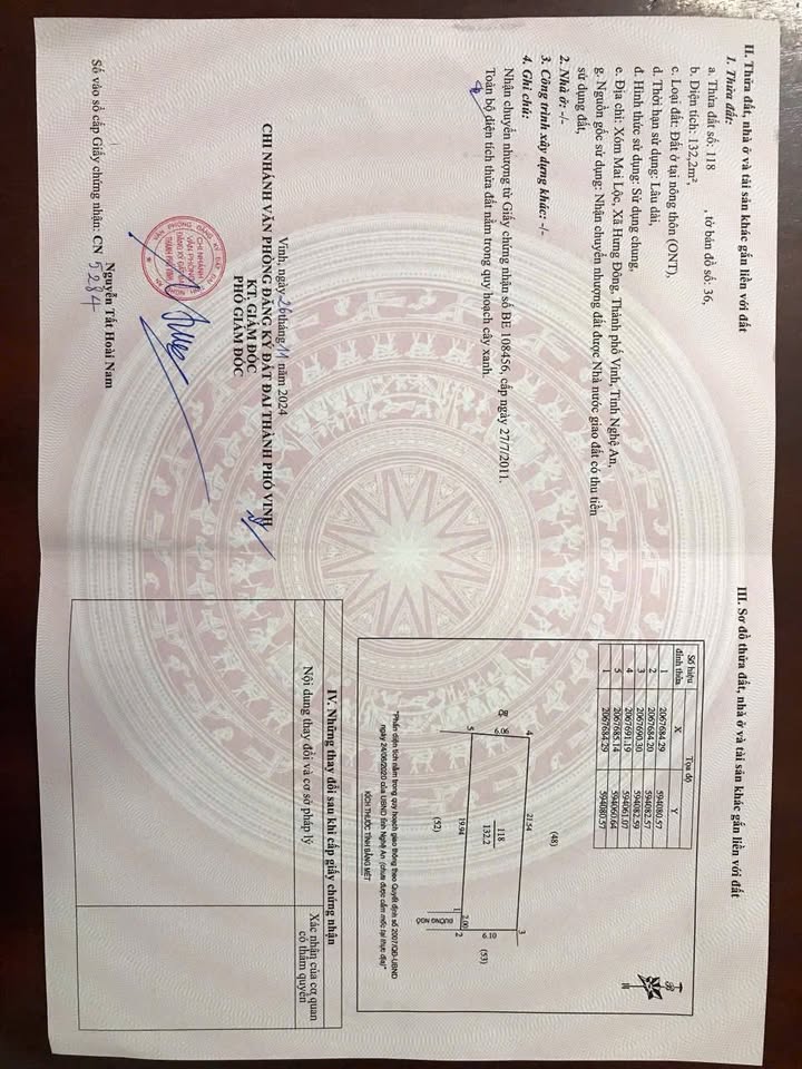 Nhà cấp 4 Ngõ Nguyễn Hiền, Vinh Hưng 132.2m² giá 3.3 tỷ - Kinh doanh ngay!