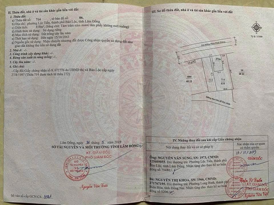 Đất nền mặt tiền Phan Đình Phùng, Bảo Lộc 1128m² giá chỉ 6 tỷ - Cơ hội đầu tư tuyệt vời!