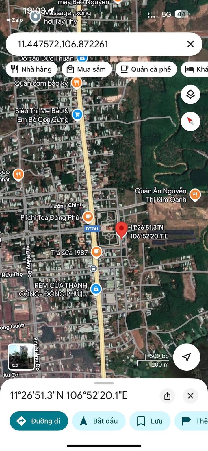 Nhà đẹp mặt tiền Đường Hùng Vương, Đồng Phú 100m² giá 1.5 tỷ - Cơ hội đầu tư tuyệt vời!