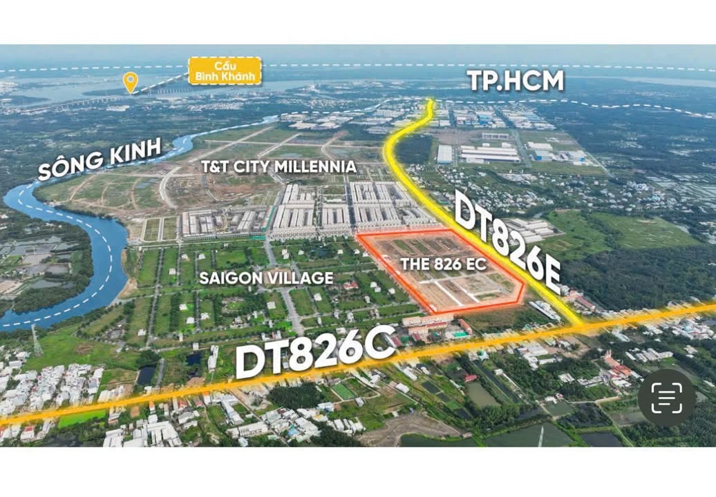 Đất nền 826EC Long Hậu 219.5m² giá 7.23 tỷ - Cơ hội đầu tư hiếm có!