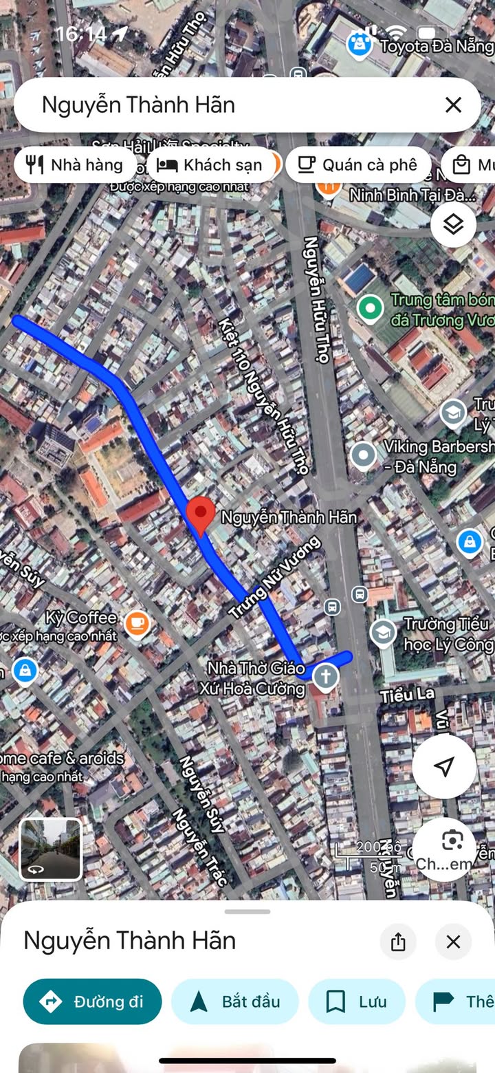 Cho thuê nhà 3 tầng đường Nguyễn Thành Hãn, Đà Nẵng - Giá 10 triệu/tháng, tiện ích đầy đủ!