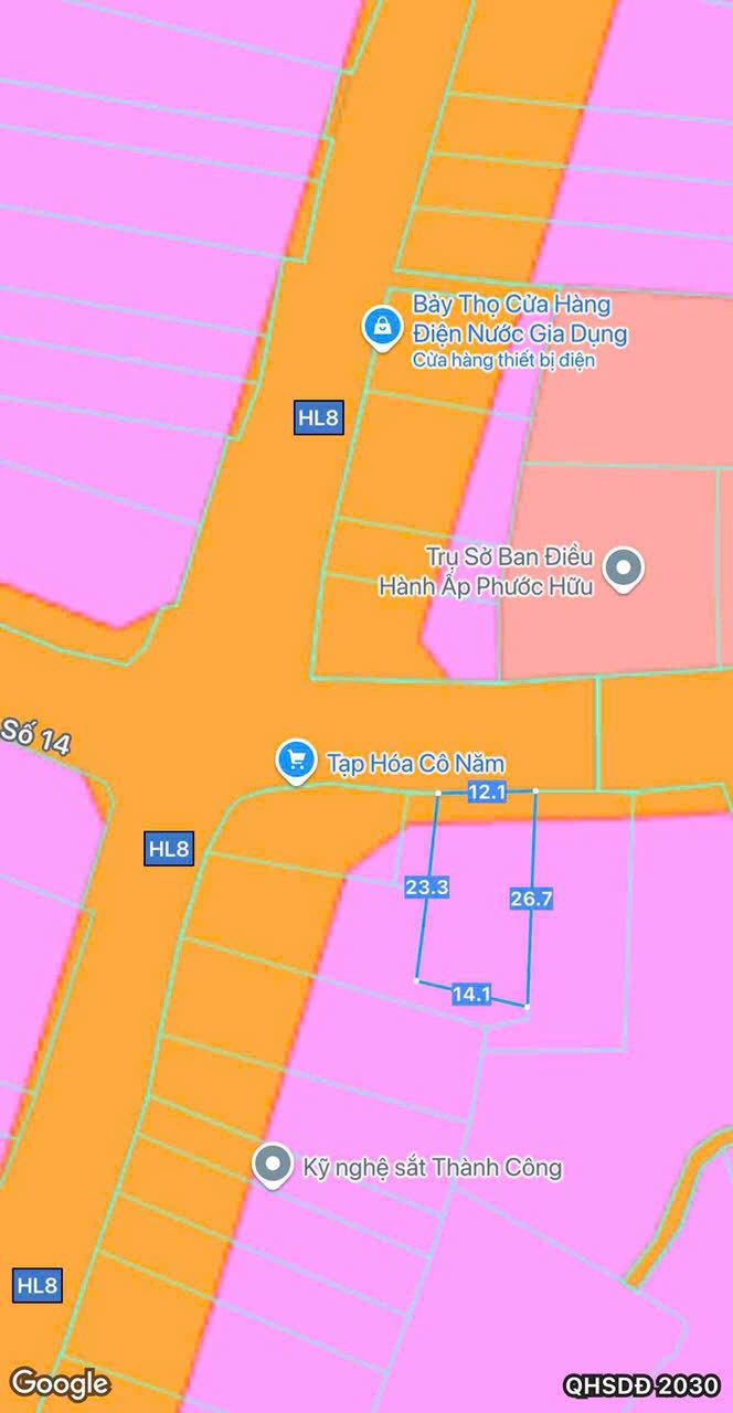 Lô đất biệt thự mặt tiền đường Số 9, Phường Tam Long 321m² giá 3.8 tỷ - Đầu tư sinh lời ngay!