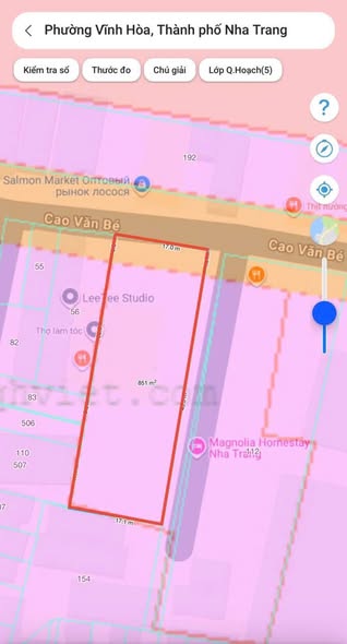 Đất nền đẹp Phường Vĩnh Phước Nha Trang 765m² - Gần Bãi Tắm Hòn Chồng!