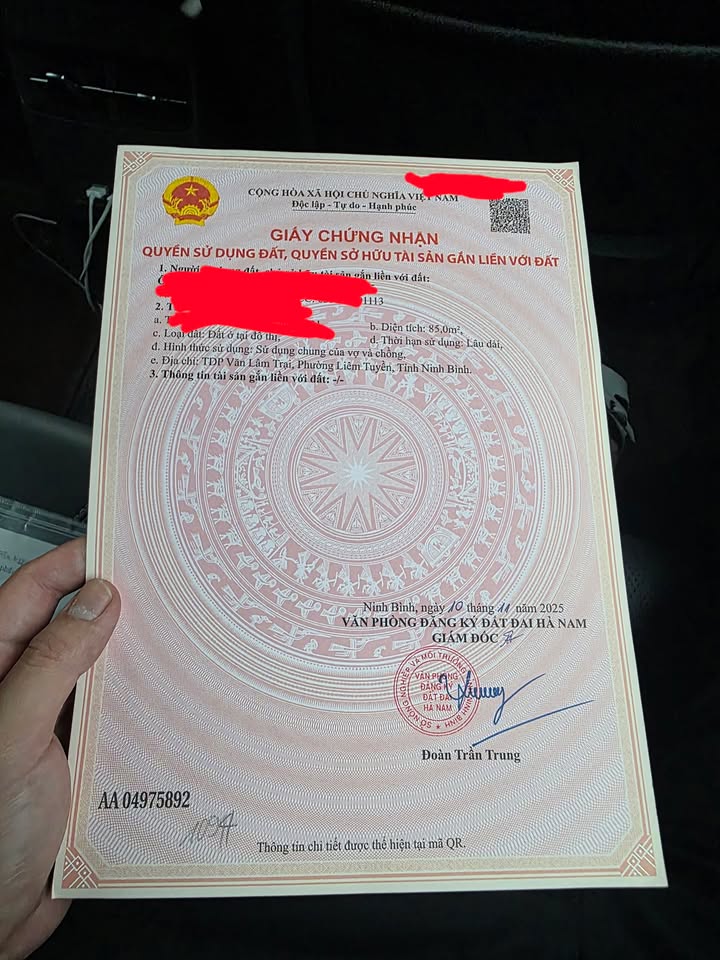 Đất nền Liêm Tiết, Phủ Lý 85m² - Giá thỏa thuận, vị trí đắc địa!