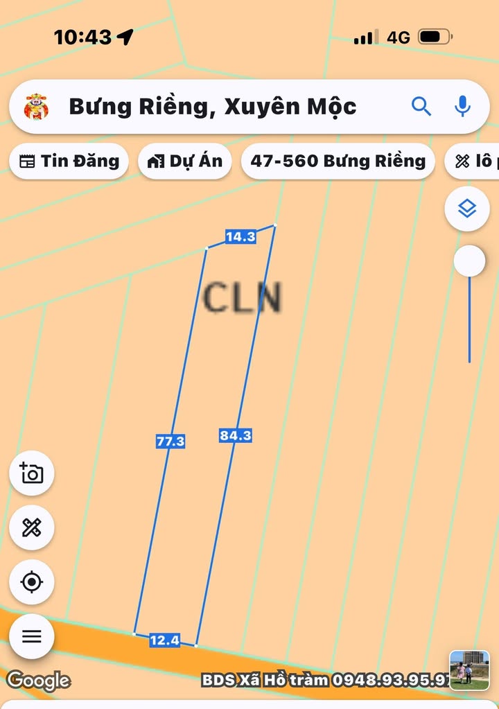 Đất Bưng Riềng, Xuyên Mộc, 992m² giá 870 triệu - Cơ hội đầu tư hấp dẫn!