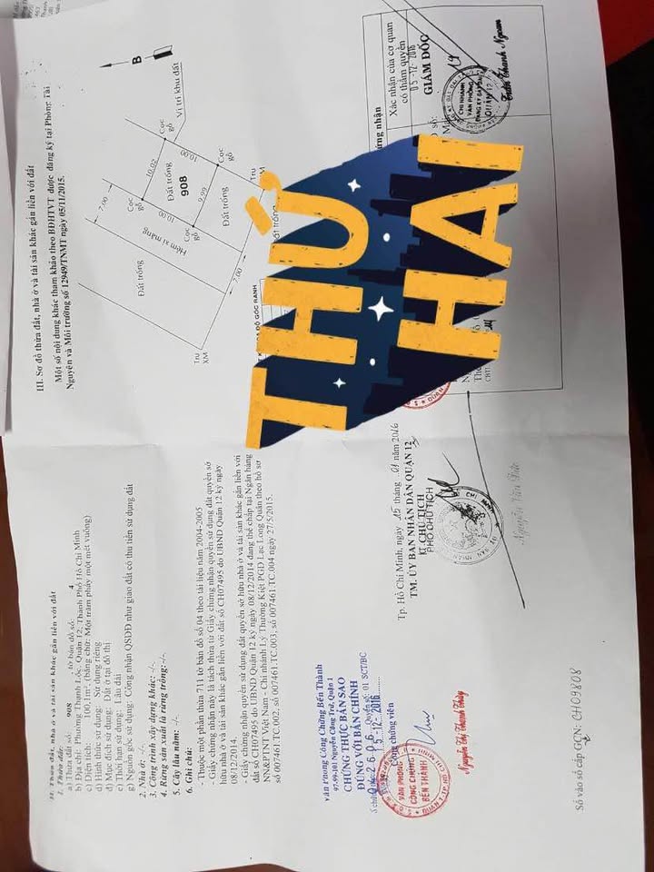 Đất thổ cư Thạnh Xuân 100m² giá 6.2 tỷ - Có thể tách thành 2 miếng riêng biệt!