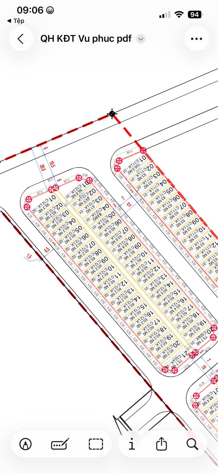 Đất nền khu C, TDC Vũ Phúc 60m² giá 3.05 tỷ - Đường rộng rãi, tiện ích đầy đủ!