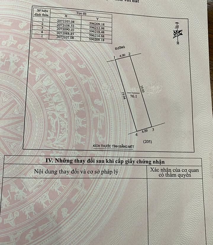 Đất ở Vinh Hưng 76.1m² giá 1.75 tỷ - Vị trí thuận lợi, pháp lý rõ ràng!