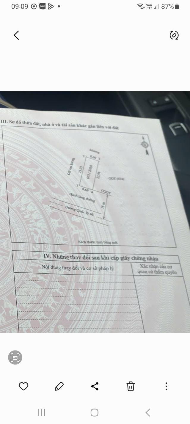 Đất nền mặt đường Quốc Lộ 46, Hưng Nguyên 200m² giá 7 tỷ - Cơ hội đầu tư tuyệt vời!